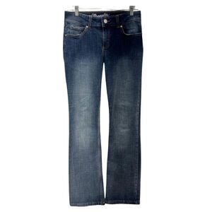 Women's Wrangler Bootcut Demin Blue Jeans Size 7 x 34
